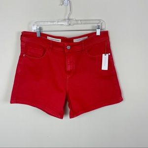 Anthropologie Pilcro Hyphen Red Rogue Shorts Size 30 | Run large